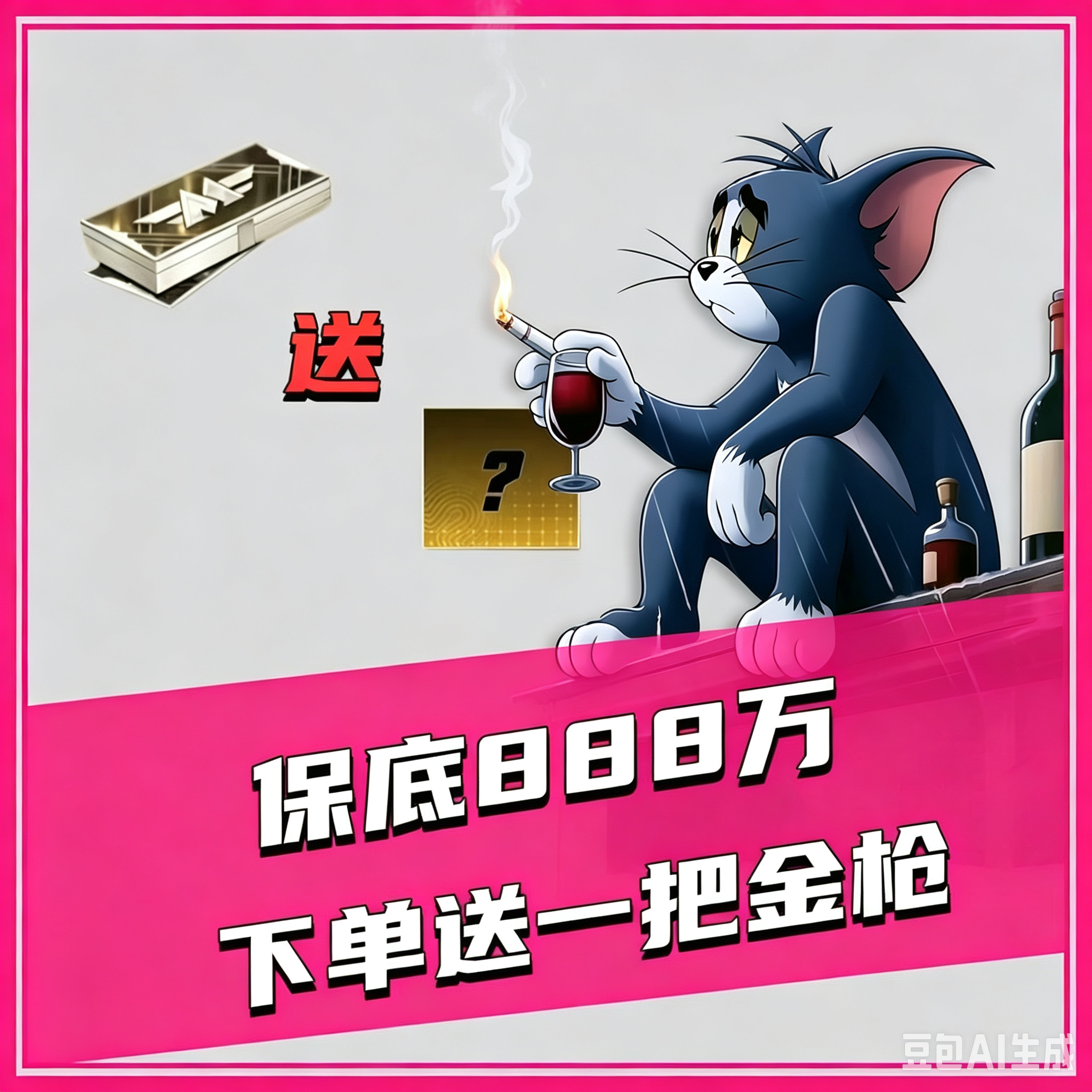 保底888万加送金枪