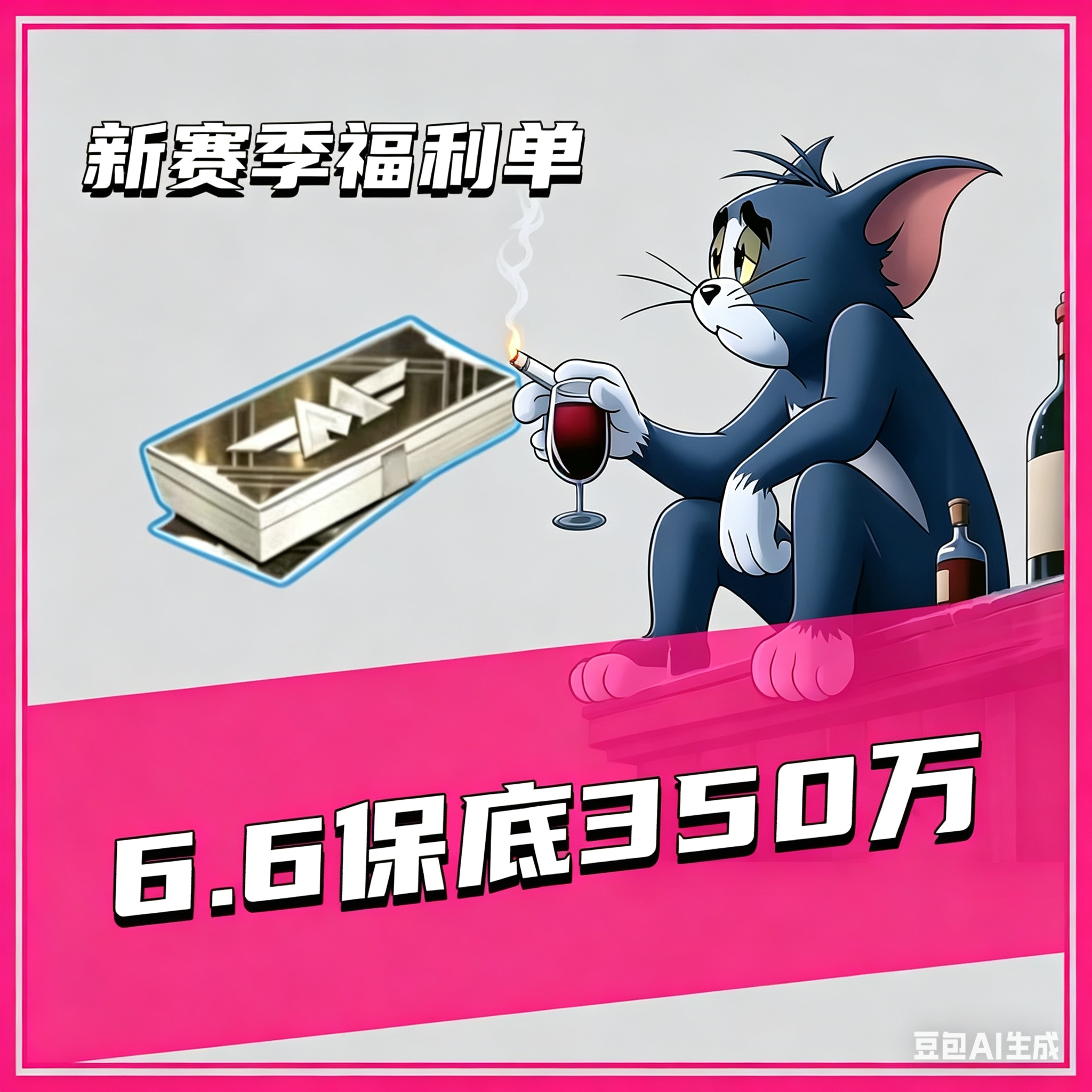 6.6保底350万